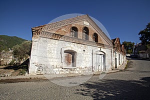 An historical olive oil factory in Edremit, Balikesir, Turkey