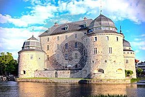 Orebro Castle, Ãârebro Slott, in summer Sweden