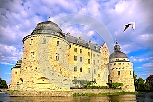 Orebro Castle, Ãârebro Slott, in summer Sweden