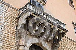 Historical palace. Andria. Puglia. Italy.