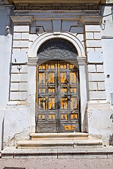 Historical palace. Laterza. Puglia. Italy.