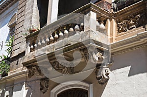 Historical Palace. Oria. Puglia. Italy.