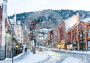 Historical part of Bergen