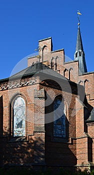 Historical Peace Church in the Town Loga, Leer, East Frisia, Lower Saxony photo