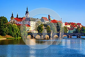 Historical Pisek Old Town, Czech Republic