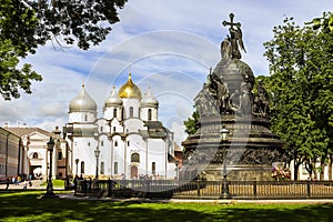 Historical place of Veliky Novgorod, Russia