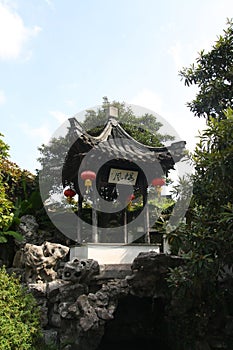 Historical private garden in Yangzhou