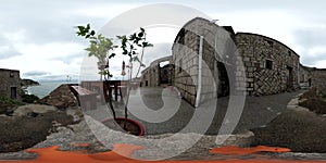 The historical Qinbi Village in 360 VR