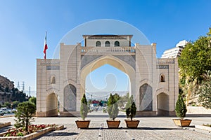 Historical Quran Gate at Allahu Akbar gorge in Shiraz