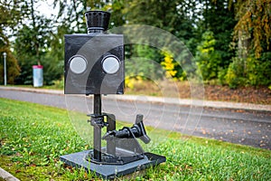 historical railway signal used to indicate the signals on the railway line