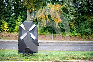 Historical railway signal used to indicate the signals on the railway line