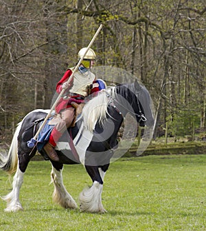 Historical Re-enactment of Roman Cavalry and Infantry soldiers at Northumberland, May 2012.