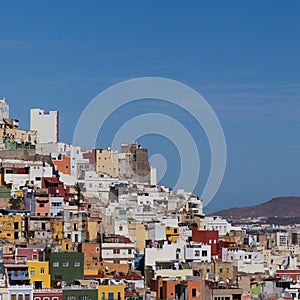 Historical Risco de San Nicolas hill neighbourhood in Las Palmas de Gran Canaria