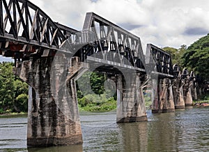 Historical River Kwai Bridge;