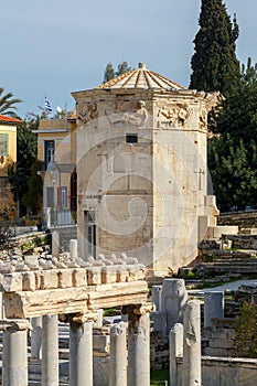 Athens. Roman forum.