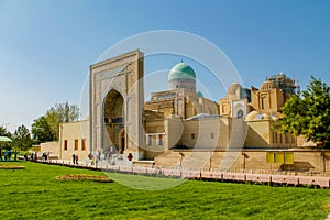 Historical sights and monuments in Samarqand, Uzbekistan