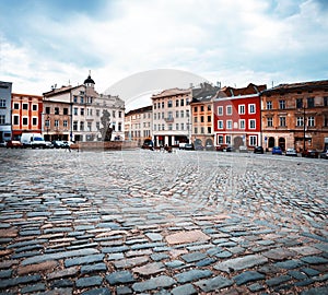 Historical sights of Olomouc in the Czech Republic