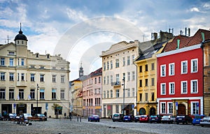 Historical sights of Olomouc in the Czech Republic