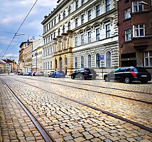 Historical sights of Olomouc in the Czech Republic