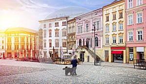 Historical sights of Olomouc in the Czech Republic.