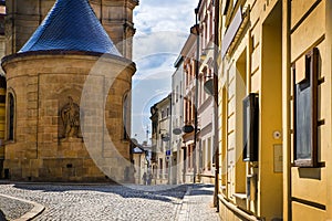 Historical sights of Olomouc in the Czech Republic