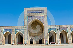 Historical sights of silk road in Uzbekistan