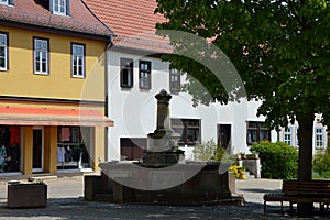 Historical Spring in the Old Town of Bad Berka, Thuringia