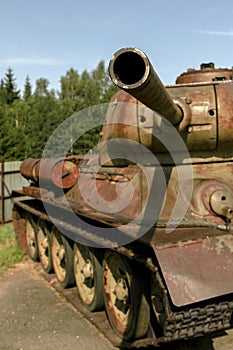 Historical T34 tank