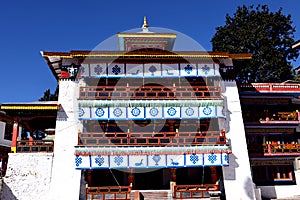 Historical Tawang Monastery,Oldest monastery in India,front view of ancient Buddhist monastery in Arunachal Prodesh,north east