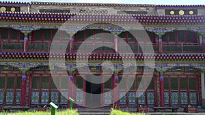 Historical Temple Building With Religious Ornaments of Asian Culture