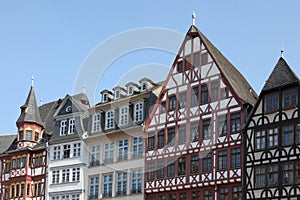 Historical timbered houses in Frankfurt