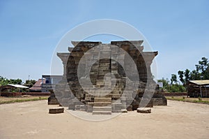 Historical tour to the Sanggrahan Temple in Boyolangu, Tulungagung City, East Java, Indonesia