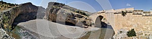 Historical touristic Severan Bridge also called cendere bridge in city of adiyaman