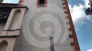 Historical tower of the town castle Barbakan in Banska Bystrica, Slovakia.