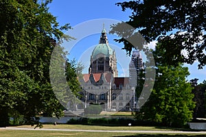 Historical Town Hall in Hannover, the Capital City of Lower Saxony