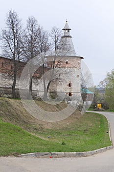 Historical town Zaraysk in Russia.