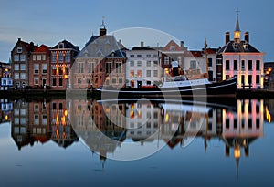 Historical townscape Maassluis photo