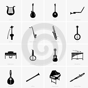 Historical, traditional musical instruments