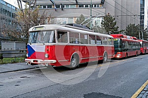 Historical trolleybus