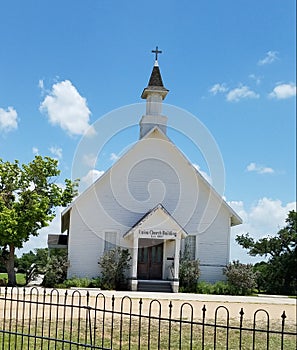Historical Union Church Building  established 1885 Kerrville Texas