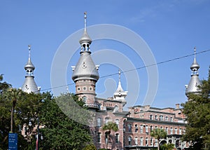 Historical University at the Hillsborough River in Tampa, Florida