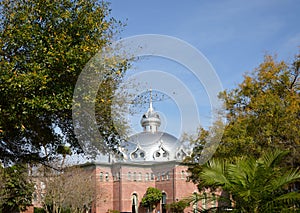 Historical University at the Hillsborough River in Tampa, Florida