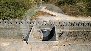 Historical Uparcoat Fort Wall Junagadh