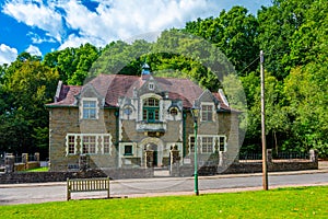 Historical urban houses at St. Fagans National Museum of History