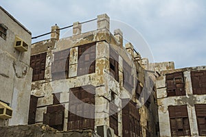 Historical village Al Balad, Jeddah - Saudi arabia photo