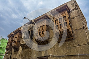 Historical village Al Balad, Jeddah - Saudi arabia photo