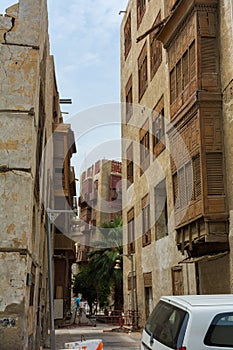 Historical village Al Balad, Jeddah - Saudi arabia photo