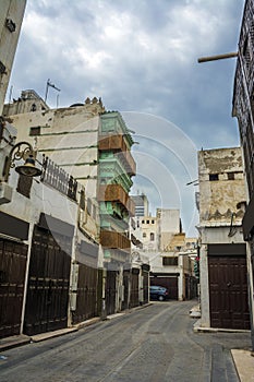 Historical village Al Balad, Jeddah - Saudi arabia photo