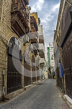 Historical village Al Balad, Jeddah - Saudi arabia photo