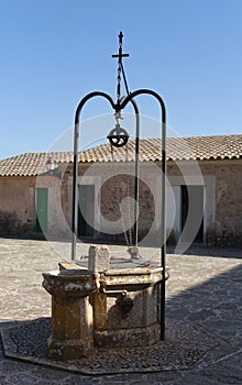 Historical well - Santuary de Cura - Mallorca